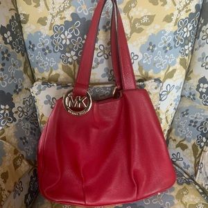 Michael Kors red bag